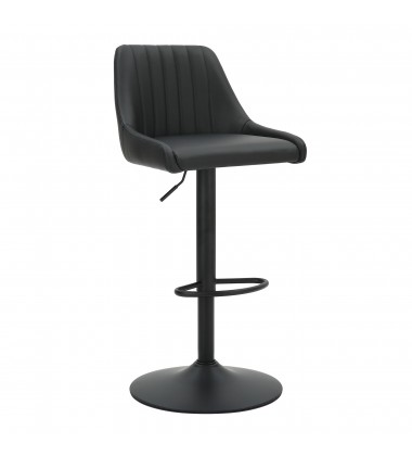 Worldwide -KRON-AIR LIFT STOOL PU-BLACK - (203-574PUBK)  Worldwide -KRON-AIR LIFT STOOL PU-BLACK - (203-574PUBK)