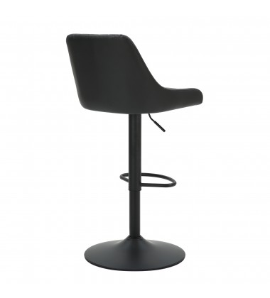 Worldwide -KRON-AIR LIFT STOOL PU-BLACK - (203-574PUBK)  Worldwide -KRON-AIR LIFT STOOL PU-BLACK - (203-574PUBK)
