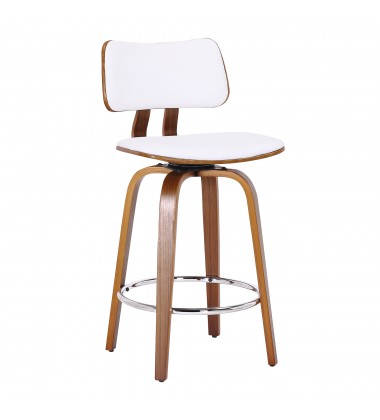  Worldwide -ZUNI-26' COUNTER STOOL PU-WHITE - (203-581PUWT)