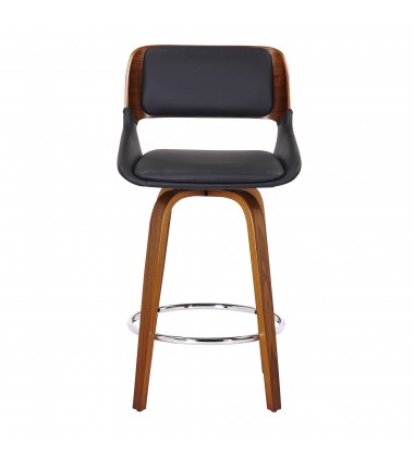  Worldwide -HUDSON-26' COUNTER STOOL PU-BLACK - (203-582PUBK)