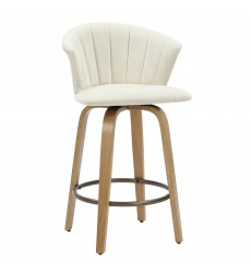  Worldwide -TULA-26'' COUNTER STOOL-BEIGE - (203-583BEG)