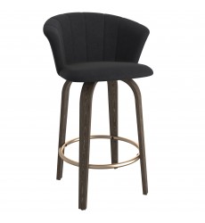  Worldwide -TULA-26'' COUNTER STOOL-BLACK - (203-583BK)
