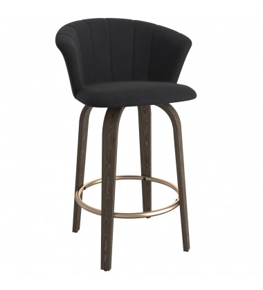  Worldwide -TULA-26'' COUNTER STOOL-BLACK - (203-583BK)