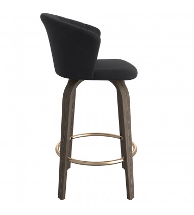  Worldwide -TULA-26'' COUNTER STOOL-BLACK - (203-583BK)