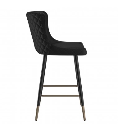  Worldwide -XANDER-26'' COUNTER STOOL-BLACK - (203-620BK)