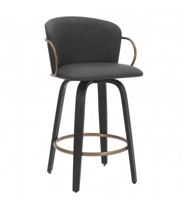  Worldwide -LAWSON-26'' COUNTER STOOL-CHARCOAL - (203-634CH)