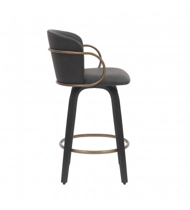  Worldwide -LAWSON-26'' COUNTER STOOL-CHARCOAL - (203-634CH)