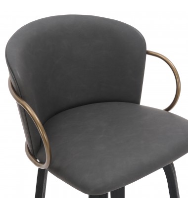  Worldwide -LAWSON-26'' COUNTER STOOL-CHARCOAL - (203-634CH)