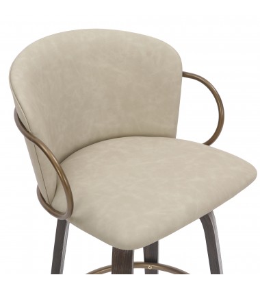  Worldwide -LAWSON-26'' COUNTER STOOL-IVORY - (203-634IV)