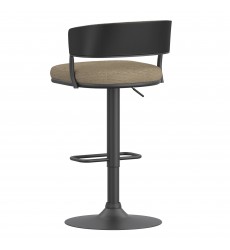  Worldwide-ADJUSTABLE AIR-LIFT STOOL, SET OF 2-(203-904DKB)