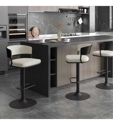  Worldwide-ADJUSTABLE AIR-LIFT STOOL, SET OF 2-(203-904IV)