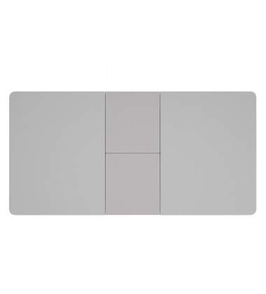  Worldwide -CORVUS WGY_SIGNY LG-7PC DIINING SET - (207-159WGY_144LG)