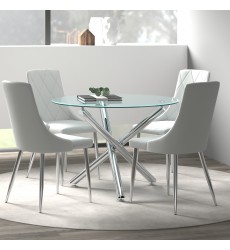  Worldwide -SOLARA II_DEVO LG-5PC DINING SET - (207-160_087LG)