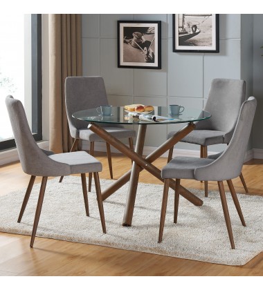 Worldwide -ROCCA_CORA GY-5PC DINING SET - (207-264_182GY)  Worldwide -ROCCA_CORA GY-5PC DINING SET - (207-264_182GY)