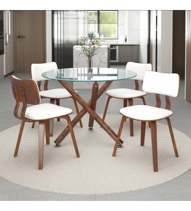 Worldwide -ROCCA_ZUNI-PUWT-5PC DINING SET - (207-264_581PUWT)