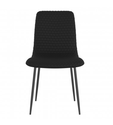  Worldwide -CARMILLA_BRIXX BLK-5PC DINING SET - (207-353_083BLK)