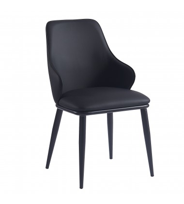  Worldwide -GAVIN_KASH BLK-7PC DINING SET - (207-360_084BLK)