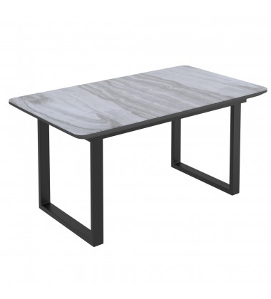  Worldwide -GAVIN_DEVO BK-7PC DINING SET - (207-360_087BK)