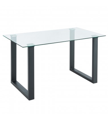  Worldwide -FRANCO BK_SILVANO GY-5PC DINING SET - (207-454BK_429GY)