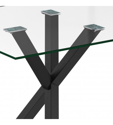 Worldwide -STARK BK_BIANCA BG_BK-7PC DINING SET - (207-535BK_086BG)  Worldwide -STARK BK_BIANCA BG_BK-7PC DINING SET - (207-535BK_086BG)