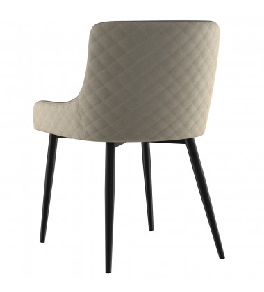 Worldwide -STARK BK_BIANCA BG_BK-7PC DINING SET - (207-535BK_086BG)  Worldwide -STARK BK_BIANCA BG_BK-7PC DINING SET - (207-535BK_086BG)