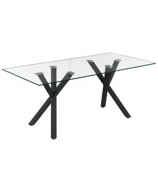  Worldwide -STARK BK_VENICE BEG-7PC DINING SET - (207-535BK_536BG)