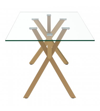  Worldwide -STARK GL_ANTOINE LG-7PC DINING SET - (207-535GL_573LG)