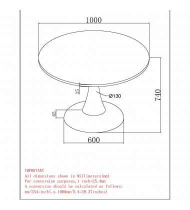 Worldwide -ZILO SM GD_ANTOINE LG-5PC DINING SET - (207-671GD_S_573LG)