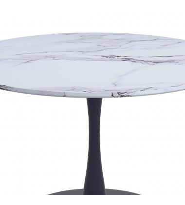  Worldwide -ZILO LARGE_BK_ZEKE CH-7PC DINING SET - (207-671LBK_090CH)