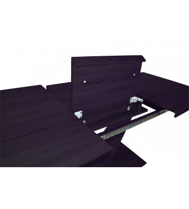  Worldwide -ECLIPSE BLK_XANDER LG-7PC DINING SET - (207-860BLK_620LG)