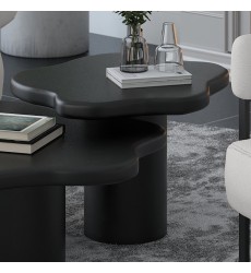  Worldwide -MAYAL-COFFEE TABLE LARGE-BLACK - (301-149LG_BLK)