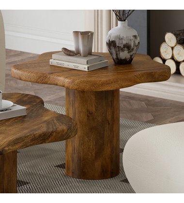  Worldwide -MAYAL-COFFEE TABLE LARGE-WALNUT - (301-149LG_WAL)