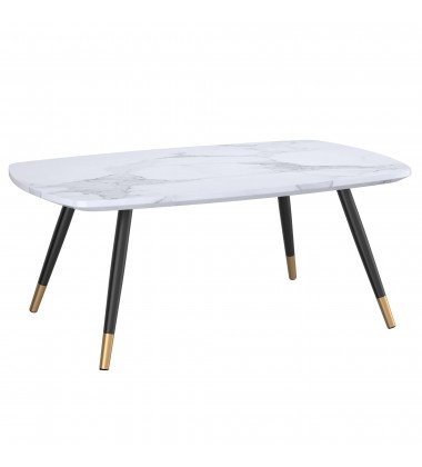  Worldwide -EMERY-RECT. COFFEE TABLE-WHITE - (301-294REC-WT)