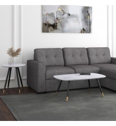  Worldwide -EMERY-RECT. COFFEE TABLE-WHITE - (301-294REC-WT)