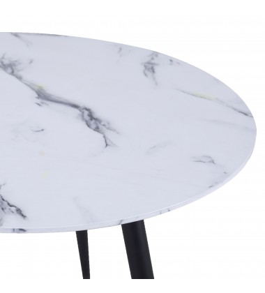  Worldwide -EMERY-ROUND COFFEE TABLE-WHITE - (301-294RND-WT)