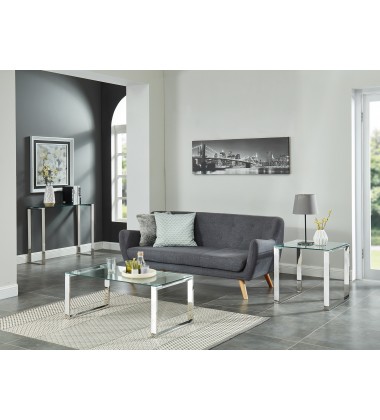  Worldwide -ZEVON-COFFEE TABLE-SILVER - (301-408CH)