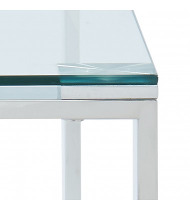  Worldwide -ZEVON-COFFEE TABLE-SILVER - (301-408CH)