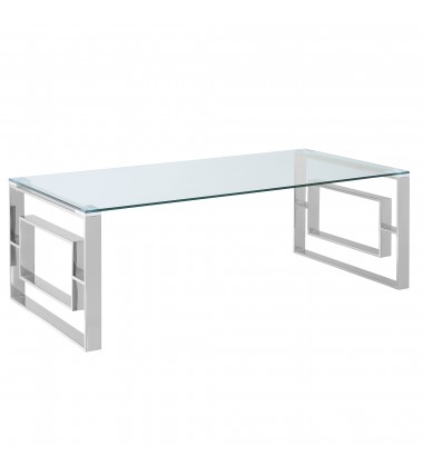  Worldwide -EROS-COFFEE TABLE-SILVER - (301-482CH)