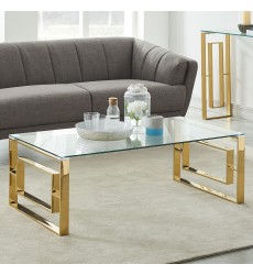 Worldwide -EROS-COFFEE TABLE-GOLD - (301-482GL)