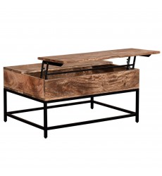  Worldwide -OJAS-LIFT-TOP COFFEE TABLE-NATURAL BURNT - (301-513NT)