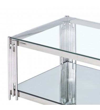  Worldwide -ESTREL-COFFEE TABLE-SILVER - (301-630CH)