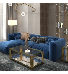  Worldwide -ESTREL-COFFEE TABLE-GOLD - (301-630GL)