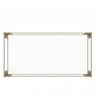  Worldwide -ESTREL-COFFEE TABLE-GOLD - (301-630GL)