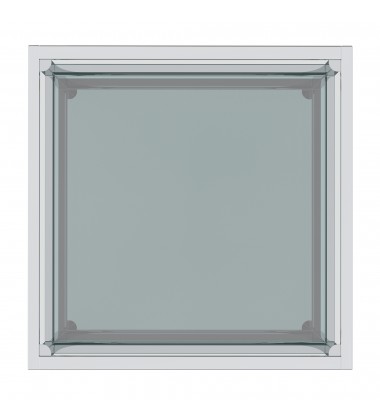  Worldwide -CASINI-COFFEE TABLE SMALL-SILVER - (301-632CH_S)