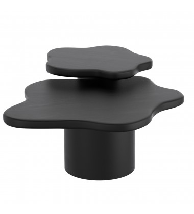  Worldwide -MAYAL-2PC COFFEE TABLE SET-BLACK - (303-149BLK)