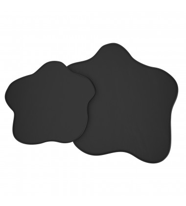  Worldwide -MAYAL-2PC COFFEE TABLE SET-BLACK - (303-149BLK)