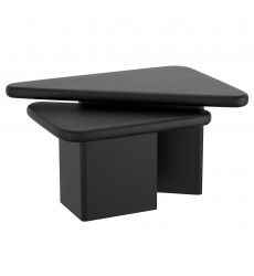  Worldwide -DRACO-2PC COFFEE TABLE-BLACK - (303-155BLK)