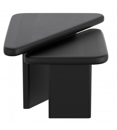  Worldwide -DRACO-2PC COFFEE TABLE-BLACK - (303-155BLK)
