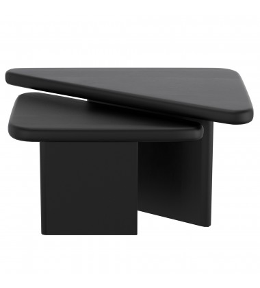  Worldwide -DRACO-2PC COFFEE TABLE-BLACK - (303-155BLK)