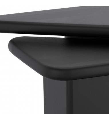  Worldwide -DRACO-2PC COFFEE TABLE-BLACK - (303-155BLK)